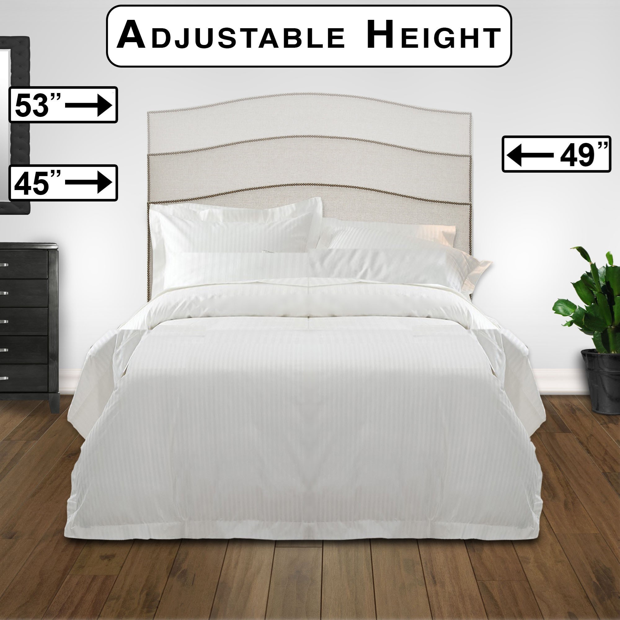 Fashion Bed Group Upholstered Headboards and Beds King / Cal King Carlisle Wood and Fabric